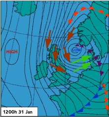 pressure_31Jan53 Presure 31 Jan 1953